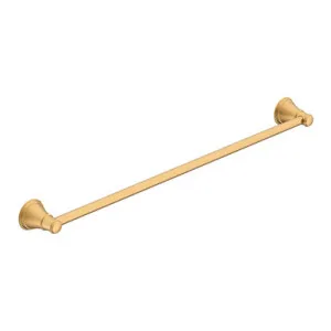 Eternal Single Towel Rail 600mm Brush | Made From Brass In Brushed Brass By ADP by ADP, a Towel Rails for sale on Style Sourcebook