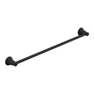 Eternal Single Towel Rail 600mm | Made From Brass In Matte Black By ADP by ADP, a Towel Rails for sale on Style Sourcebook