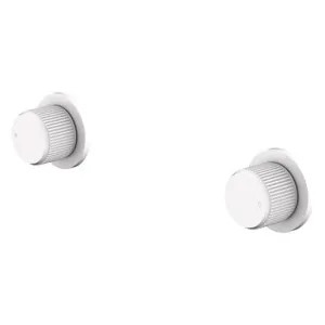 Soul Groove Wall Top Assembly Pair | Made From Brass In Matte White By ADP by ADP, a Bathroom Taps & Mixers for sale on Style Sourcebook