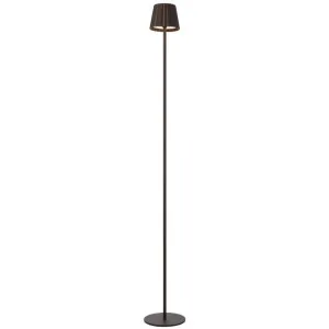 Mindy IP54 Indoor / Outdoor Rechargeable LED Touch Floor Lamp, CCT, Rusty Brown by Telbix, a Floor Lamps for sale on Style Sourcebook