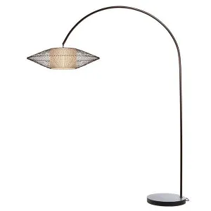 Kai Arc Floor lamp - Small - Brown by Hermon Hermon Lighting, a Floor Lamps for sale on Style Sourcebook