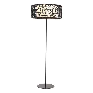 C U C Me drum floor lamp - Brown by Hermon Hermon Lighting, a Floor Lamps for sale on Style Sourcebook