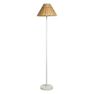 Belize Metal & Rattan Floor Lamp by Stylux, a Floor Lamps for sale on Style Sourcebook