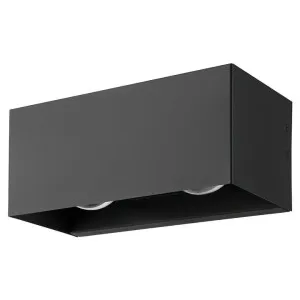 Lesmo IP44 Exterior LED Wall Light, Black by Eglo, a Outdoor Lighting for sale on Style Sourcebook