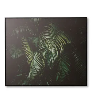 Palm Canvas Wall Art Green - 120cm x 100cm by James Lane, a Painted Canvases for sale on Style Sourcebook