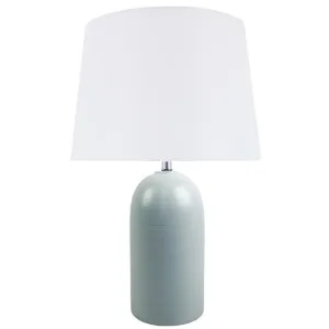 Pentax Ceramic Base Table Lamp, Light Blue by NF Living, a Table & Bedside Lamps for sale on Style Sourcebook