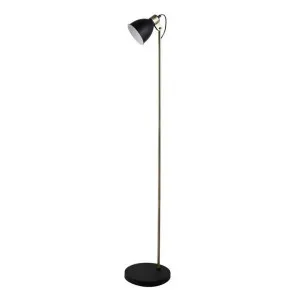 Leah Metal Floor Lamp, Black by Domus Lighting, a Floor Lamps for sale on Style Sourcebook