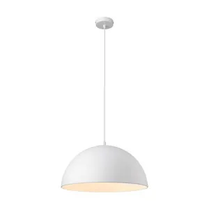 Luna Metal Pendant Light, White by Domus Lighting, a Pendant Lighting for sale on Style Sourcebook