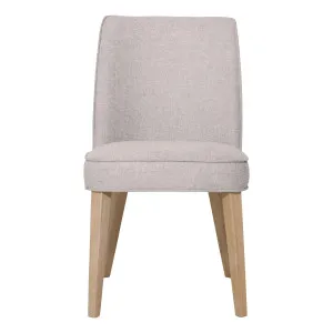 Hogan Dining Chair in Belfast Beige / Clear Lacquer by OzDesignFurniture, a Dining Chairs for sale on Style Sourcebook