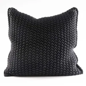 Marco Cushion - Black | Cover Only / 40x60cm | Eadie Lifestyle by Eadie Lifestyle, a Cushions, Decorative Pillows for sale on Style Sourcebook