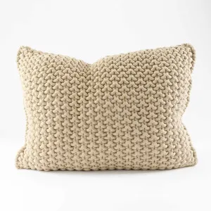 Marco Cushion - Natural | Filled Cushion / 60x60cm | Eadie Lifestyle by Eadie Lifestyle, a Cushions, Decorative Pillows for sale on Style Sourcebook