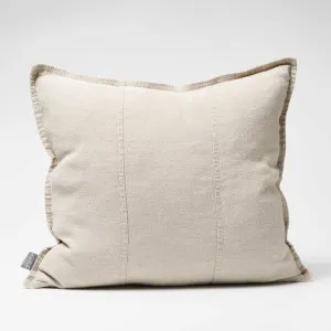 Luca® Linen Outdoor Cushion - Natural | Cover Only / 60x60cm (pre order) | Eadie Lifestyle by Eadie Lifestyle, a Cushions, Decorative Pillows for sale on Style Sourcebook