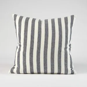 Santi Linen Cushion - Off White/Navy Stripe | Cover Only / 40x60cm | Eadie Lifestyle by Eadie Lifestyle, a Cushions, Decorative Pillows for sale on Style Sourcebook