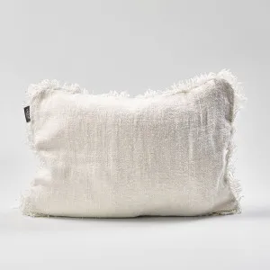 Bedouin Linen Cushion - Ivory | Cover Only / 40x60cm | Eadie Lifestyle by Eadie Lifestyle, a Cushions, Decorative Pillows for sale on Style Sourcebook