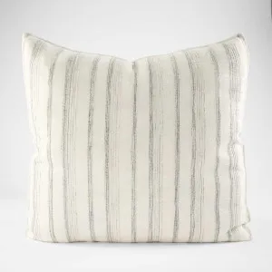 Alec Linen Cushion in Off White w' Slate Stripe  |  Cover Only 40x60cm  |  Eadie Lifestyle by Eadie Lifestyle, a Cushions, Decorative Pillows for sale on Style Sourcebook