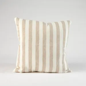 Santi Linen Cushion - Off White/Natural Stripe | Cover Only / 40x60cm | Eadie Lifestyle by Eadie Lifestyle, a Cushions, Decorative Pillows for sale on Style Sourcebook