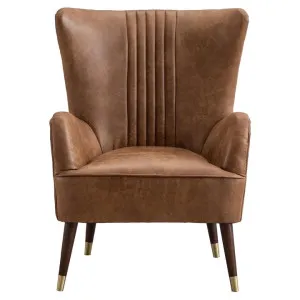 Bellbrook Faux Leather Armchair, Tan by Brighton Home, a Chairs for sale on Style Sourcebook