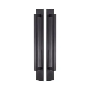 Trilock Omni Accent Back to Back Dummy Trim Pull Handle Entrance Set in Matte Black by Gainsborough, a Doors & Hardware for sale on Style Sourcebook