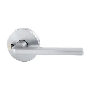 Avant with QuickFix Alba Privacy Lever Set with Latch in Brushed Satin Chrome by Gainsborough, a Door Hardware for sale on Style Sourcebook