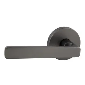Avant with QuickFix Rivera Passage Leverset with Latch in Satin Graphite by Gainsborough, a Door Hardware for sale on Style Sourcebook