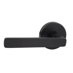 Avant with QuickFix Rivera Passage Lever Set in Matte Black by Gainsborough, a Door Hardware for sale on Style Sourcebook