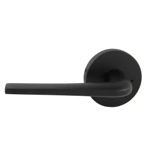 Avant with QuickFix Sierra Privacy Lever Set with Latch in Matte Black by Gainsborough, a Door Hardware for sale on Style Sourcebook