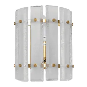 Longford Glass & Metal Wall Sconce by Cozy Lighting & Living, a Wall Lighting for sale on Style Sourcebook