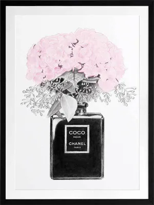 Chanel Noir Framed Art Print by Urban Road, a Prints for sale on Style Sourcebook