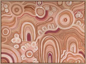 People, Place, Community Canvas Art Print  by Urban Road, a Aboriginal Art for sale on Style Sourcebook