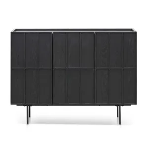 Arana Wooden 2 Door 2 Drawer Buffet Table, 120cm, Black by Conception Living, a Sideboards, Buffets & Trolleys for sale on Style Sourcebook