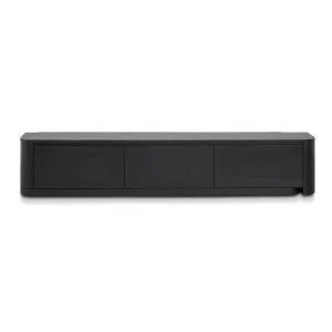 Amourin Wooden Extendable 3 Drawer TV Unit, 200-370cm, Black by Conception Living, a Entertainment Units & TV Stands for sale on Style Sourcebook