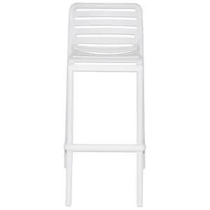 Doga Italian Made Commercial Grade Stackable Indoor / Outdoor Bar Stool, White by Nardi, a Bar Stools for sale on Style Sourcebook