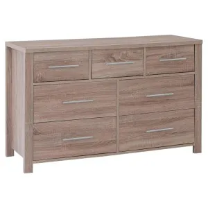 Cue 7 Drawer Dresser, Light Oak by EBT Furniture, a Dressers & Chests of Drawers for sale on Style Sourcebook