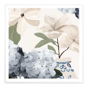 Botanic Blue 2 Framed Print in 69 x 69cm by OzDesignFurniture, a Prints for sale on Style Sourcebook