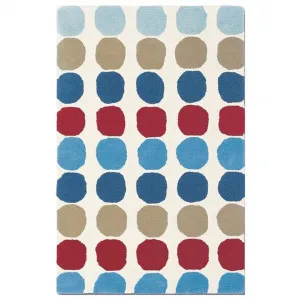 Harlequin Abacus Hand Tufted Designer Wool Rug, 180x120cm, Primary by Harlequin, a Kids Rugs for sale on Style Sourcebook