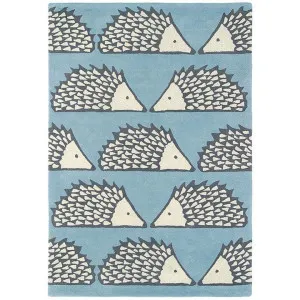 Scion Spike Hand Tufted Designer Wool Rug, 180x120cm, Marine by Scion, a Kids Rugs for sale on Style Sourcebook