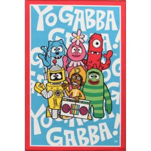Yo Gabba Gabba Team Kids Rug, 150x100cm, Blue by Rug Culture, a Kids Rugs for sale on Style Sourcebook