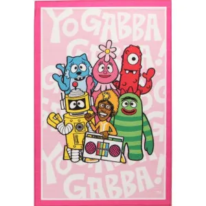 Yo Gabba Gabba Team Kids Rug, 150x100cm, Pink by Rug Culture, a Kids Rugs for sale on Style Sourcebook