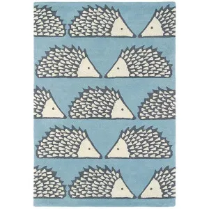 Scion Spike Hand Tufted Designer Wool Rug, 200x140cm, Marine by Scion, a Kids Rugs for sale on Style Sourcebook