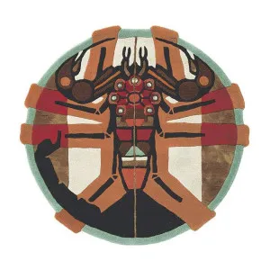 Ted Baker Zodiac Scorpio Hand Tufted Designer Round Wool Rug, 100cm by Ted Baker, a Kids Rugs for sale on Style Sourcebook