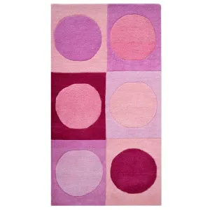 Dotty Handwoven Kids Wool Rug, 80x150cm by Rug Club, a Kids Rugs for sale on Style Sourcebook