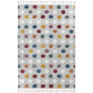 Eden Polka Dots Modern Rug, 150x80cm by Austex International, a Kids Rugs for sale on Style Sourcebook