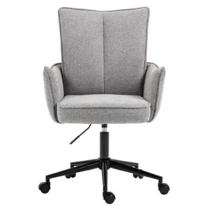 Theo Fabric Office Chair, Silver Grey by Charming Living, a Chairs for sale on Style Sourcebook