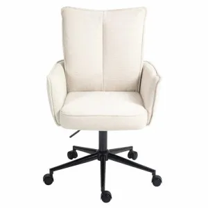 Theo Fabric Office Chair, Beige by Blissful Nest, a Chairs for sale on Style Sourcebook