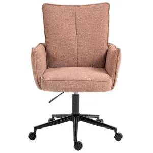 Theo Fabric Office Chair, Blush by Charming Living, a Chairs for sale on Style Sourcebook