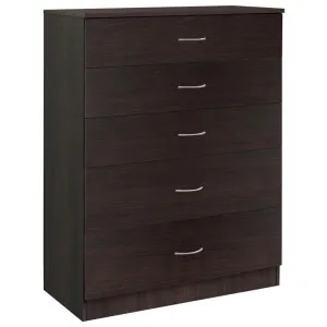 Mission 5 Drawer Tallboy, Walnut by EBT Furniture, a Dressers & Chests of Drawers for sale on Style Sourcebook