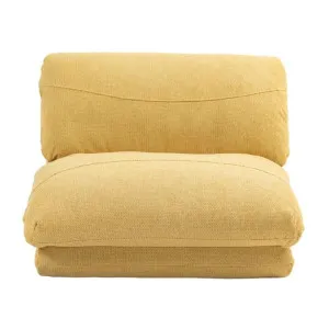 Bubble Fabric Fold Out Sofa Bed, Long Single, Yellow by Winsun Furniture, a Sofa Beds for sale on Style Sourcebook