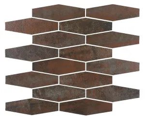 Metallic Iron Hex Plus Mini Mosaic by Beaumont Tiles, a Brick Look Tiles for sale on Style Sourcebook