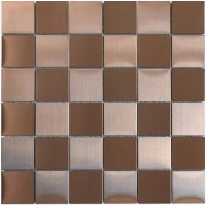 Metal Copper Mosaic by Beaumont Tiles, a Brick Look Tiles for sale on Style Sourcebook