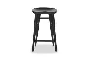 Saddle Bar Stool, Black, by Lounge Lovers by Lounge Lovers, a Bar Stools for sale on Style Sourcebook